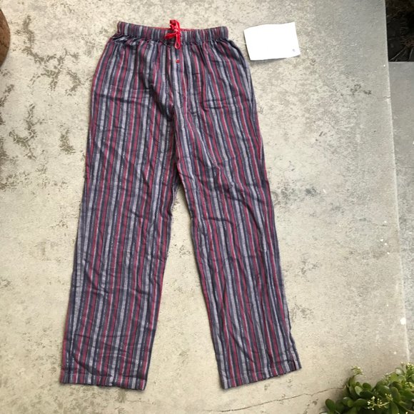 Striped Flannel Lounge Pants NWOT - Picture 1 of 6
